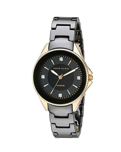 Часы Anne Klein Ceramics 2390BKGB